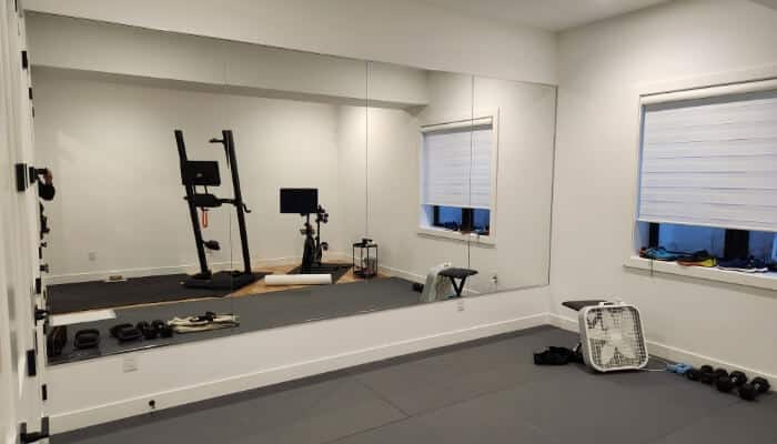 Gym mirror installation online near me